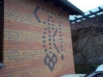 Zirkel an der Aussenwand